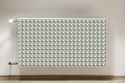 Magnetic radiator mat Retro illusion