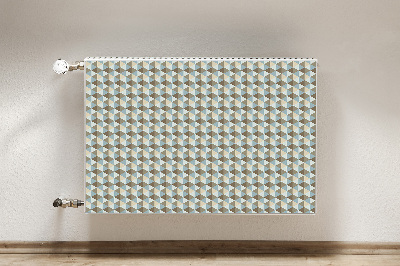 Magnetic radiator mat Retro illusion