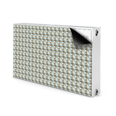 Magnetic radiator mat Retro illusion