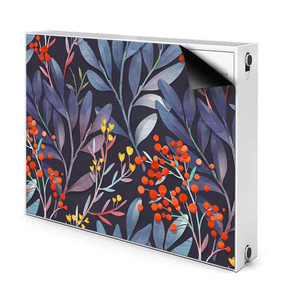 Decorative radiator mat Flowers image