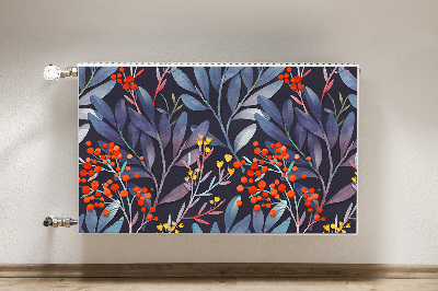 Decorative radiator mat Flowers image