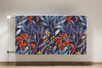 Decorative radiator mat Flowers image