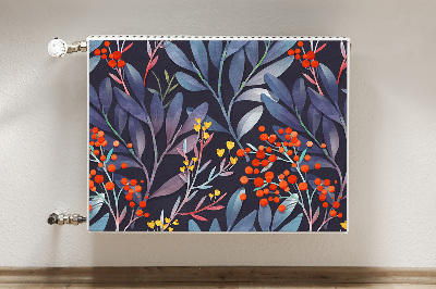 Decorative radiator mat Flowers image