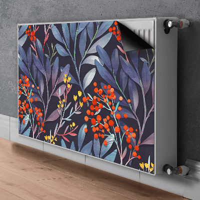 Decorative radiator mat Flowers image