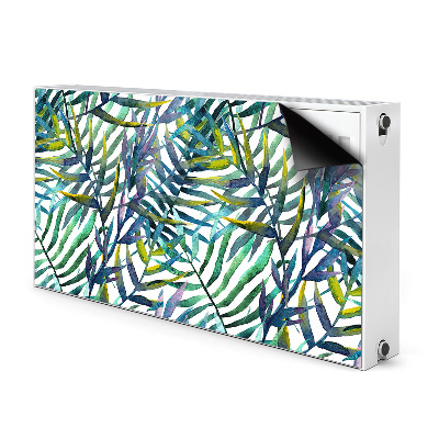 Magnetic radiator mat Exotic leaves