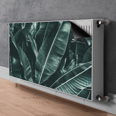 Magnetic radiator mat Exotic leaves