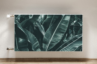 Magnetic radiator mat Exotic leaves