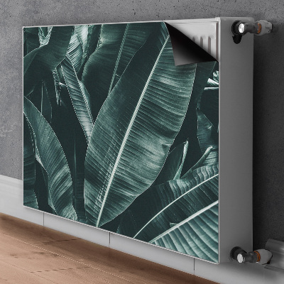 Magnetic radiator mat Exotic leaves