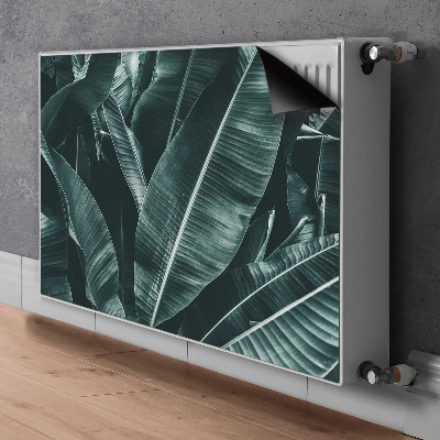 Magnetic radiator mat Exotic leaves