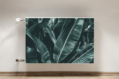 Magnetic radiator mat Exotic leaves