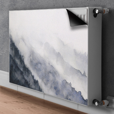 Decorative radiator cover Landscape