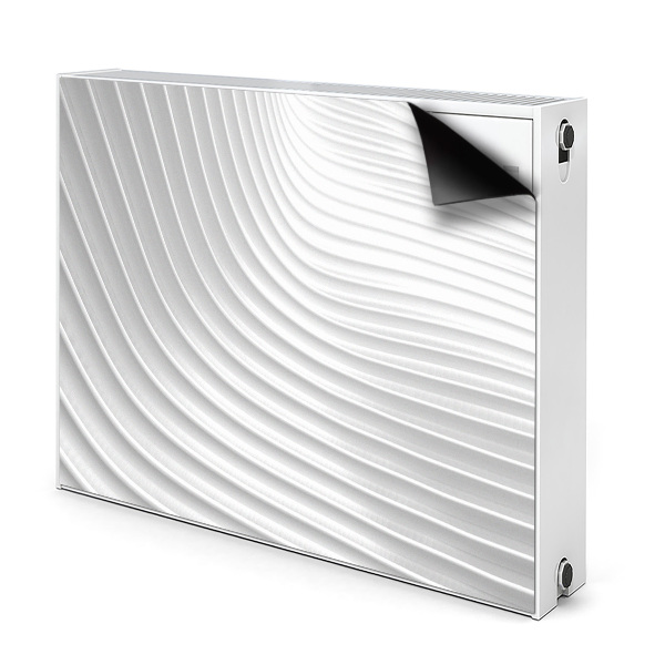 Radiator cover White grooves