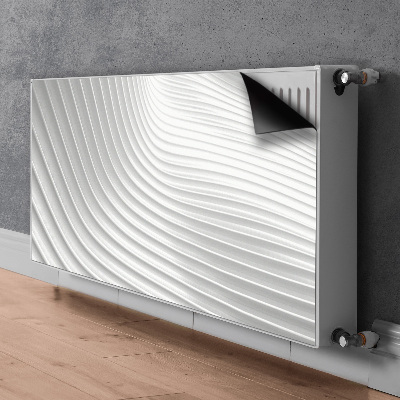 Radiator cover White grooves