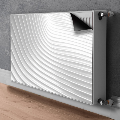 Radiator cover White grooves