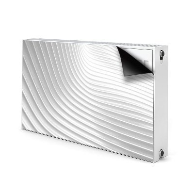 Radiator cover White grooves