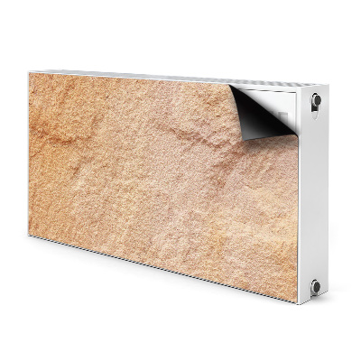 Decorative radiator mat Sandstone