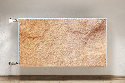 Decorative radiator mat Sandstone