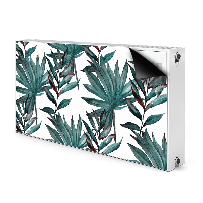 Decorative radiator cover Tropical illustration