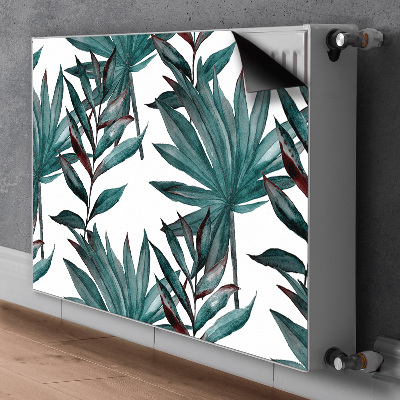 Decorative radiator cover Tropical illustration