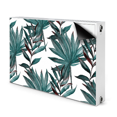 Decorative radiator cover Tropical illustration