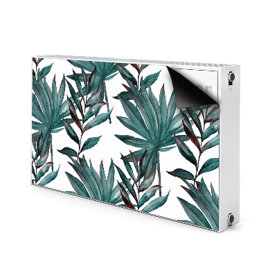 Decorative radiator cover Tropical illustration