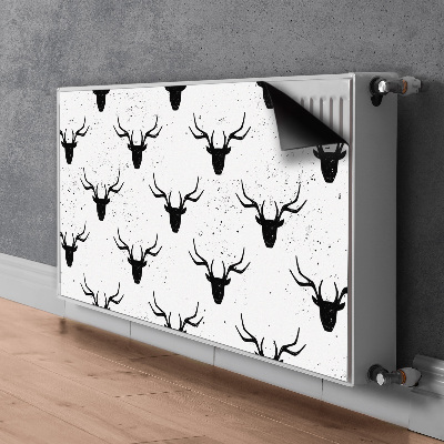 Magnetic radiator mat Deer head