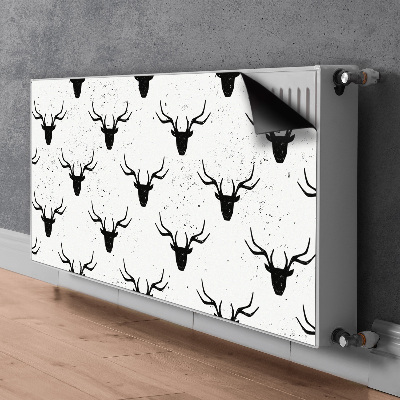 Magnetic radiator mat Deer head