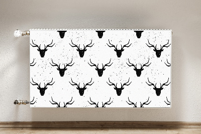 Magnetic radiator mat Deer head