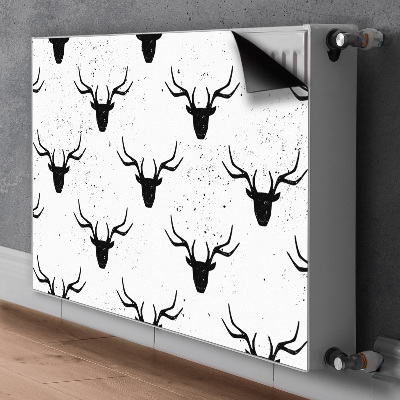 Magnetic radiator mat Deer head