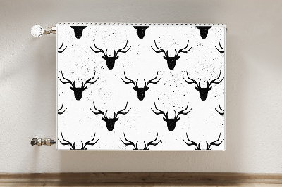 Magnetic radiator mat Deer head