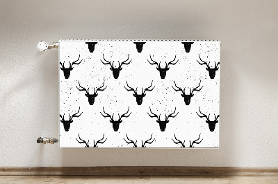 Magnetic radiator mat Deer head