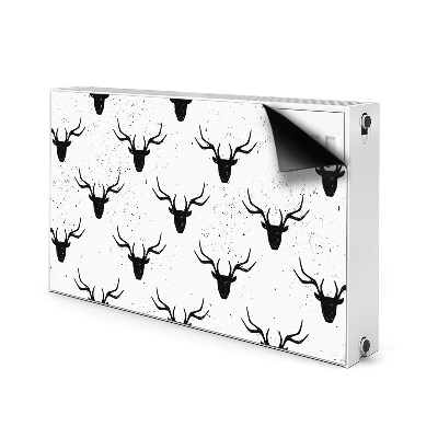 Magnetic radiator mat Deer head