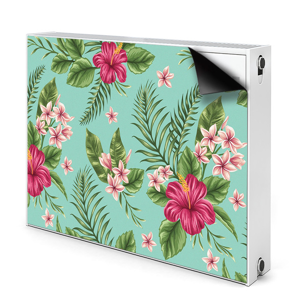 Printed radiator mat Flowers