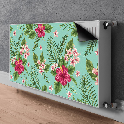 Printed radiator mat Flowers