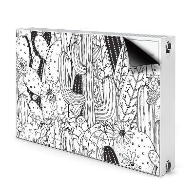 Decorative radiator cover Cactus comic book