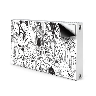 Decorative radiator cover Cactus comic book