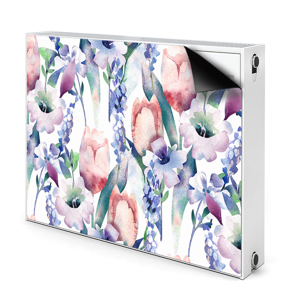 Magnetic radiator mat Spring bouquet