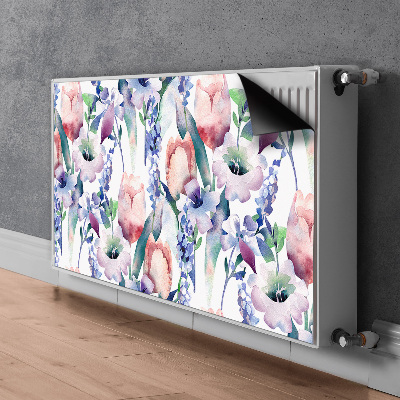 Magnetic radiator mat Spring bouquet