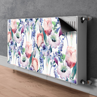 Magnetic radiator mat Spring bouquet