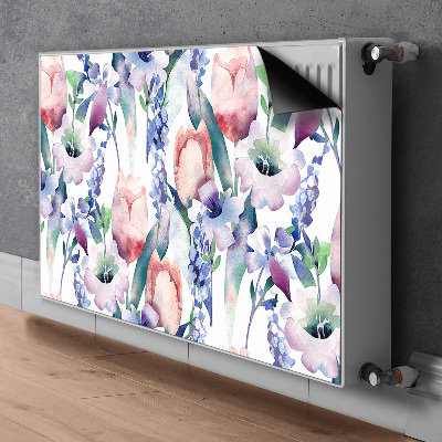 Magnetic radiator mat Spring bouquet