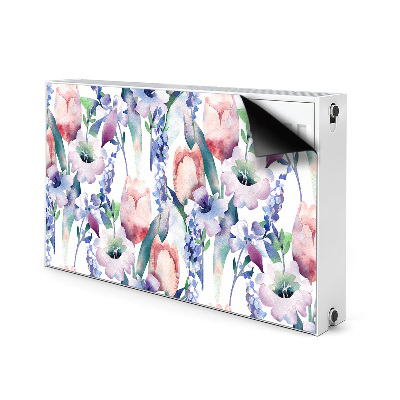 Magnetic radiator mat Spring bouquet