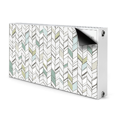 Decorative radiator cover Herringbone