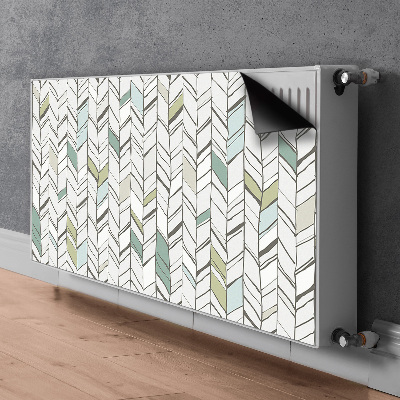 Decorative radiator cover Herringbone