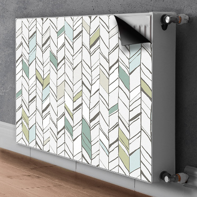 Decorative radiator cover Herringbone