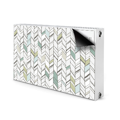 Decorative radiator cover Herringbone