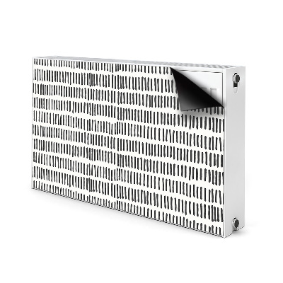 Radiator cover Abstract lines