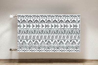 Magnetic radiator mat Ethnic pattern