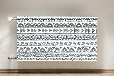 Magnetic radiator mat Ethnic pattern