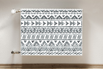 Magnetic radiator mat Ethnic pattern