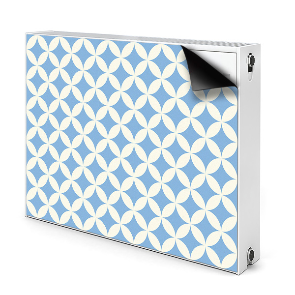 Magnetic radiator cover Moroccan tile